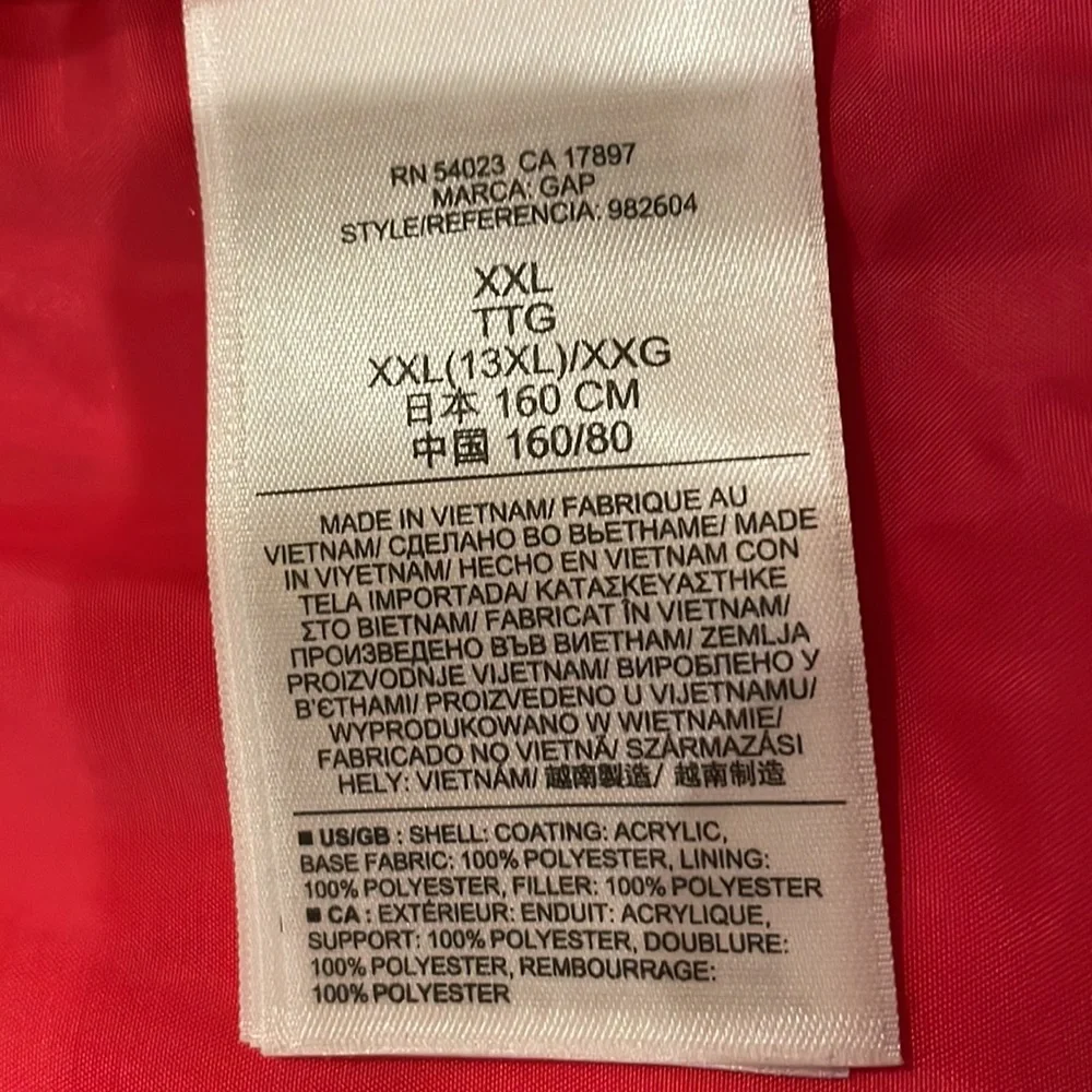 Gap Kids hot pink puffer vest.  Girls size XXL (14-16)